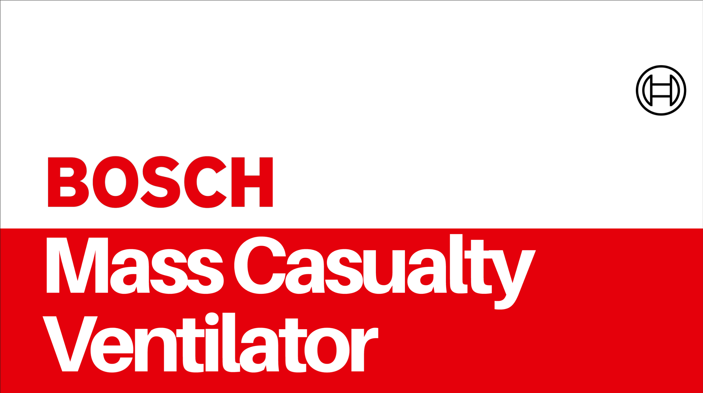 Bosch Mass Casualty Ventilator